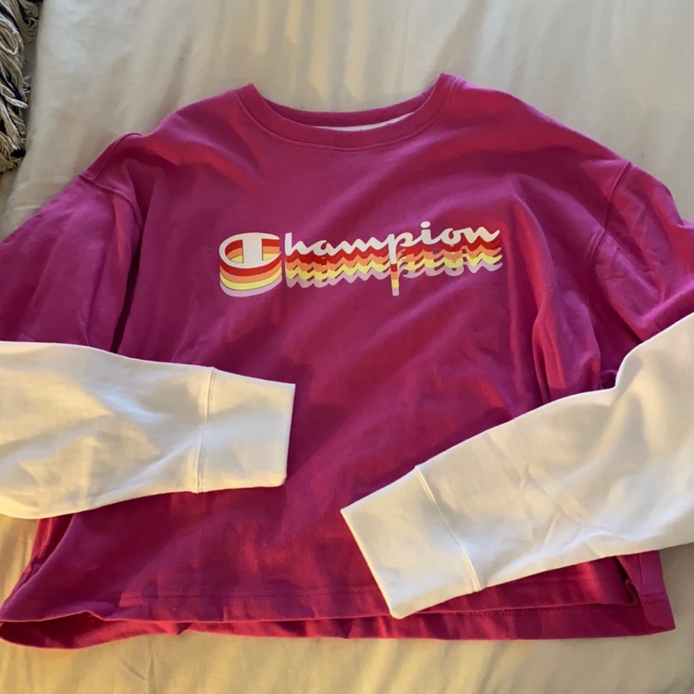 Women’s Champion Long Sleeve Crop Shirt